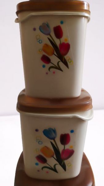 Fancy Airtight Container Jar Set For Kitchen (4pcs set) 