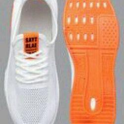 Rapidbox Men White - Orange Sneakers 