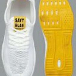 RapidBox Men Stylish Sporty White Sneakers