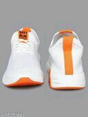 Rapidbox Men White - Orange Sneakers 