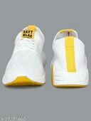RapidBox Men Stylish Sporty White Sneakers