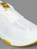 RapidBox Men Stylish Sporty White Sneakers