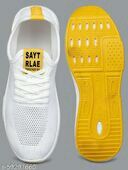 RapidBox Men Stylish Sporty White Sneakers