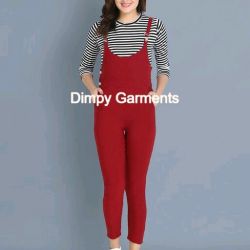 Dungaree Pant with Top For Women