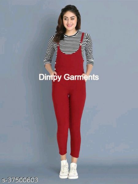 Dungaree Pant with Top For Women