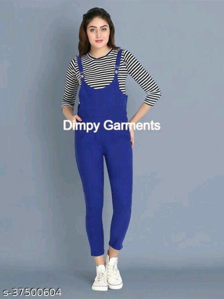 Dungaree Pant with Top For Women