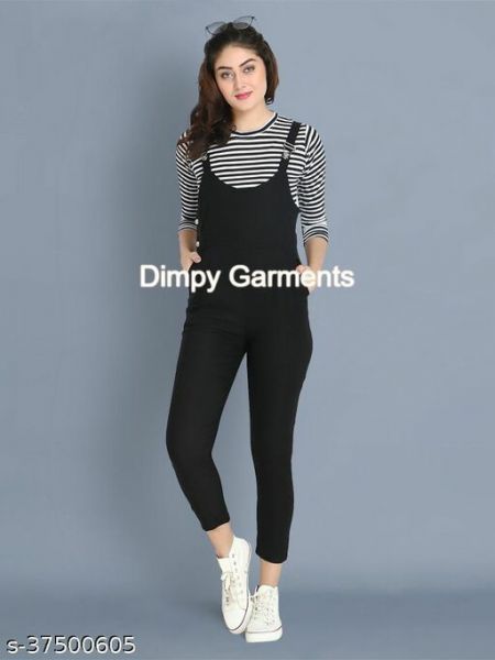 Dungaree Pant with Top For Women