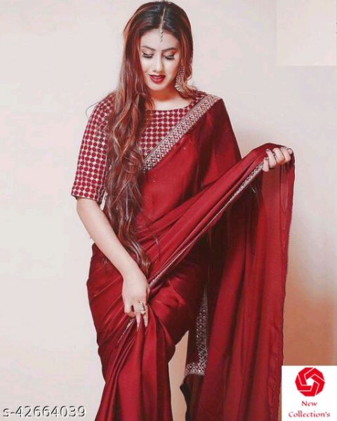 Women's designer sequence work sarees