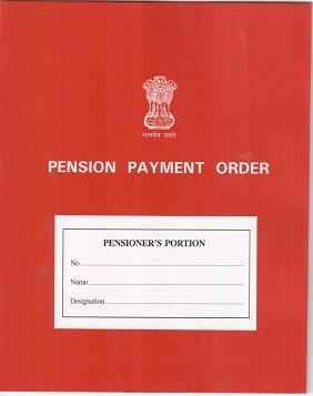 Pension Payment Order Book [Red]  Pack of 5 pc for Central Government Office. Price for one pack of 5 pc with 18% GST and Free Shipping