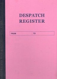 Dispatch Register-500 page both side printing in extra white paper Bilingual [English and Hindi]