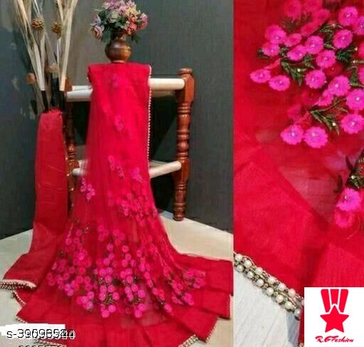 Net sarees for women and girls silk