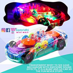 Transparent Concept car 3D Super Car Toy