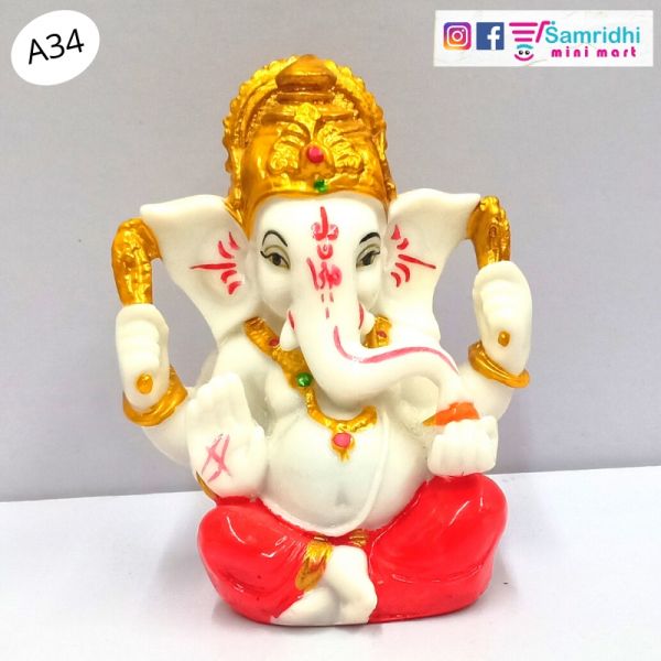 Mukut Ganesha murti 
