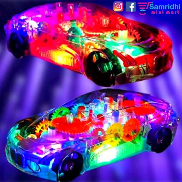Transparent Concept car 3D Super Car Toy