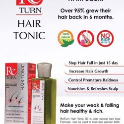 Re turn hair Tonic Hair oil
