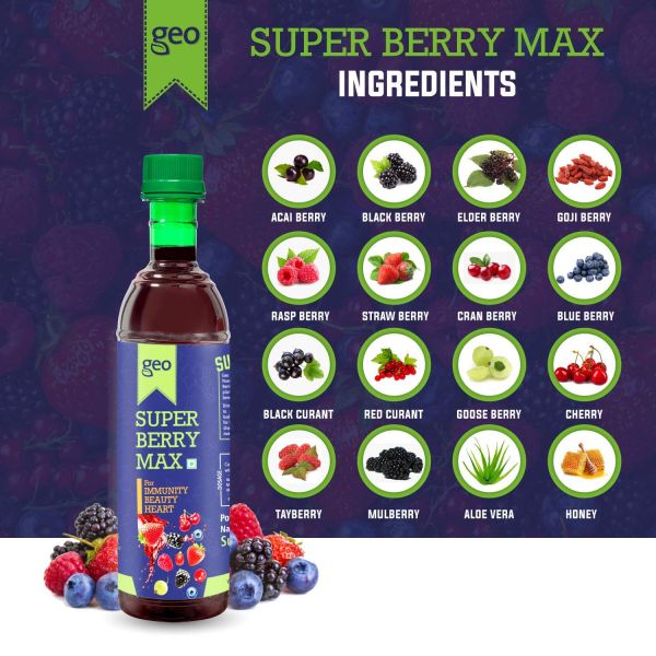 GEO Natural Super Berry Max Juice Concentrate For Immunity Booster