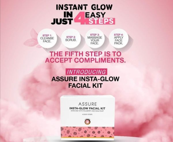 ASSURE INSTA-GLOW FACIAL KIT 