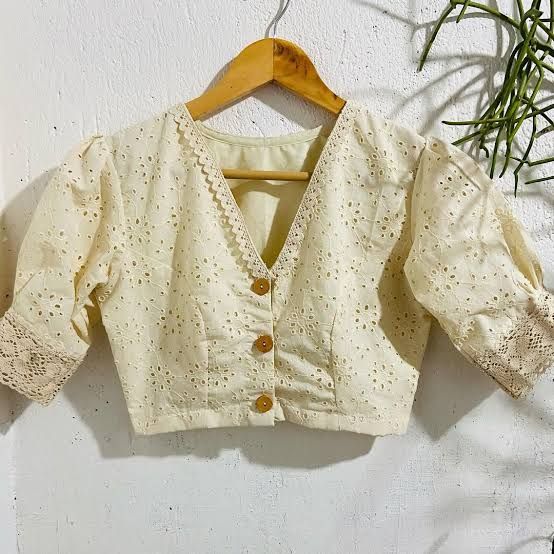White chicken blouse