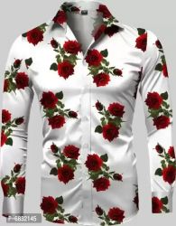 Party wear polycotton Shirt for man.