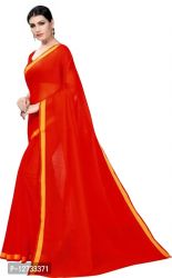 Stylish Fancy Art Silk Saree With Blouse Piece For Women Pack Of 1