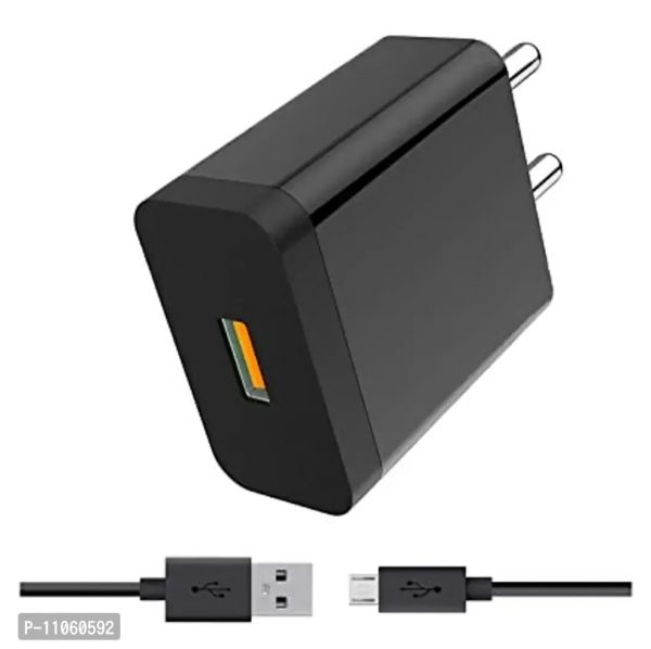Modern Fast Charger with Data Cable for Smartphones