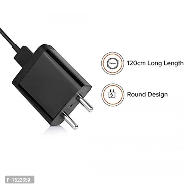 Fast Charger Compatible for Xiaomi Redmi Note 4, Redmi 7A, edmi 4A, Redmi 4, Redmi 6, Redmi Note 6 Pro, Redmi 5,Redmi 5A, Redmi Mi A2, Redmi Note 5 Pro 2.4 Amp with Data Cable
