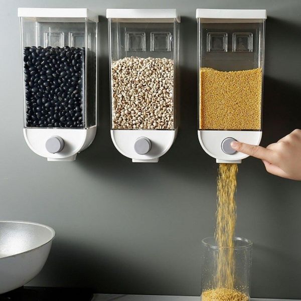 wall hanging grain storage box