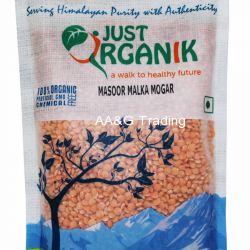 Just Organik Masoor Malka Mogar Dal  (500g)
