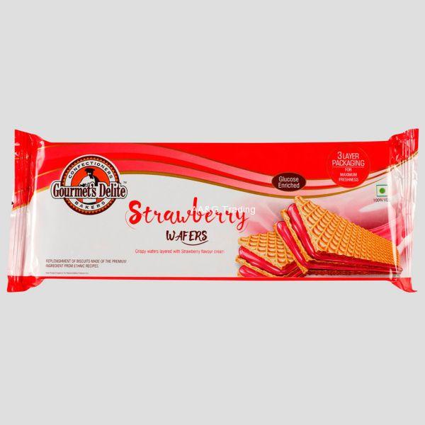 Gourmets Delite Strawberry Wafers (150g) (Buy 1 Get 1 Free)