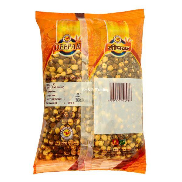 Deepak Roasted Chana With Husk Pouch (500g) 