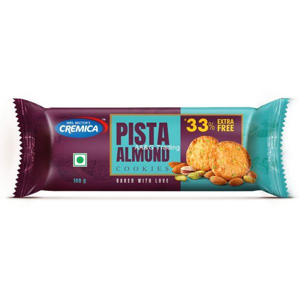 Cremica Pista Almond Cookies (75g25g) 25gm Extra Free