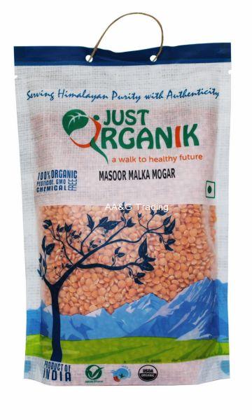 Just Organik Masoor Malka Mogar Dal  (500g)