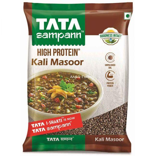 Tata Sampann Unpolished Kali Masoor Sabut (500g)