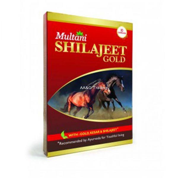 Multani Shilajeet Gold Capsules Pack of 10