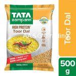 Tata Sampan Unpolished Arhar Dal     Toor Dal     Pulses (500g)