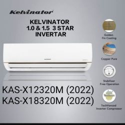 Kelvinator 2022 latest inverter 1.5 ton 3.98 star rated ac
