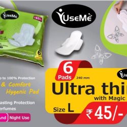 UseMe Sanitary Pad (L-6 Pads)