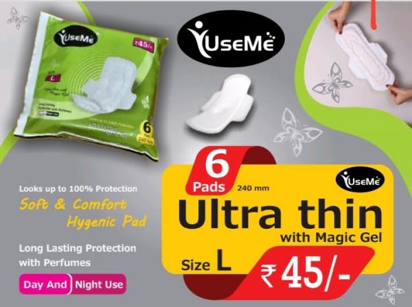 UseMe Sanitary Pad (L-6 Pads)