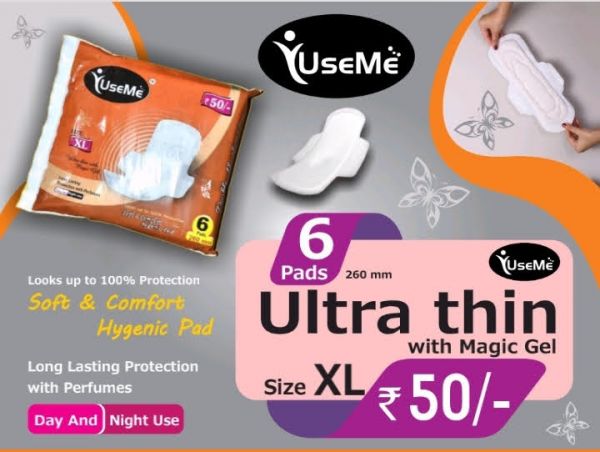 UseMe Sanitary Pad (XL-6  Pads)