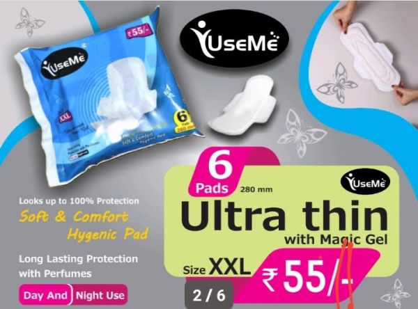 UseMe Sanitary Pad (XXL-6 Pads)
