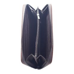 TEENAGE Women's PU Leather Stylish Ladies Wallet with Zip Pocket, Multiple Card Holders and Phone Zip Pocket (Bliss Brown)