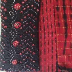 Export satin cotton Bandhani 