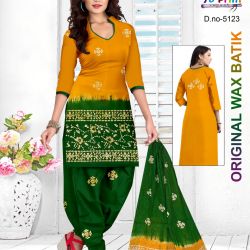 Wax Batik Dress Material 