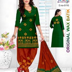 Jam Wax Batik Dress Material 