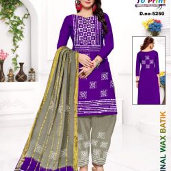 Jam Wax Batik Dress Material 