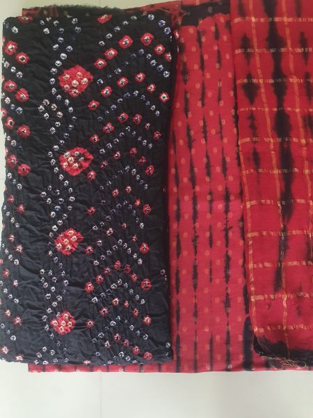 Export satin cotton Bandhani 