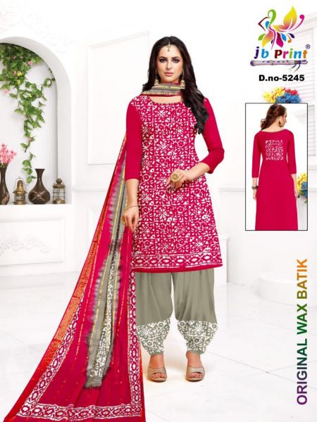 Jam Wax Batik Dress Material 