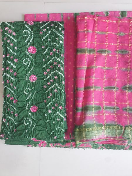 Export satin cotton Bandhani 