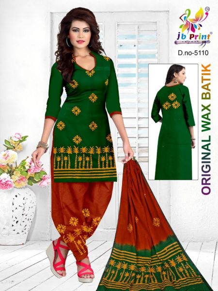 Jam Wax Batik Dress Material 