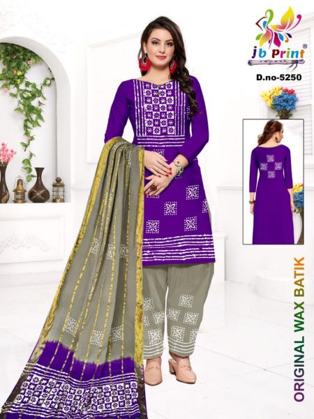 Jam Wax Batik Dress Material 